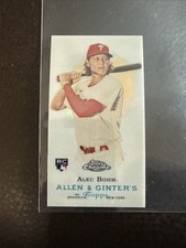 2021 Topps Allen & Ginter ALEC BOHM Mini Photo Variation Rookie Base Phillies RC