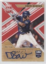 2019 Elite Extra Edition 18U National Team Signatures Red Drew Bowser Auto 0l2