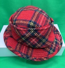 Tartan Bucket Hat Cap Scottish PreOwned One S...