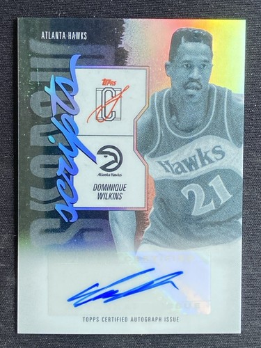 2025 Topps Signature Dominique Wilkins Base (RAW)