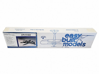 New Vintage Easy Built Models Spitfire Electric RC Balsa Airplane Kit 44'' ERC-5