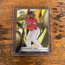 Jhonkensy Noel 2025 Topps Chrome Black Gold Speckle /50 (RC)