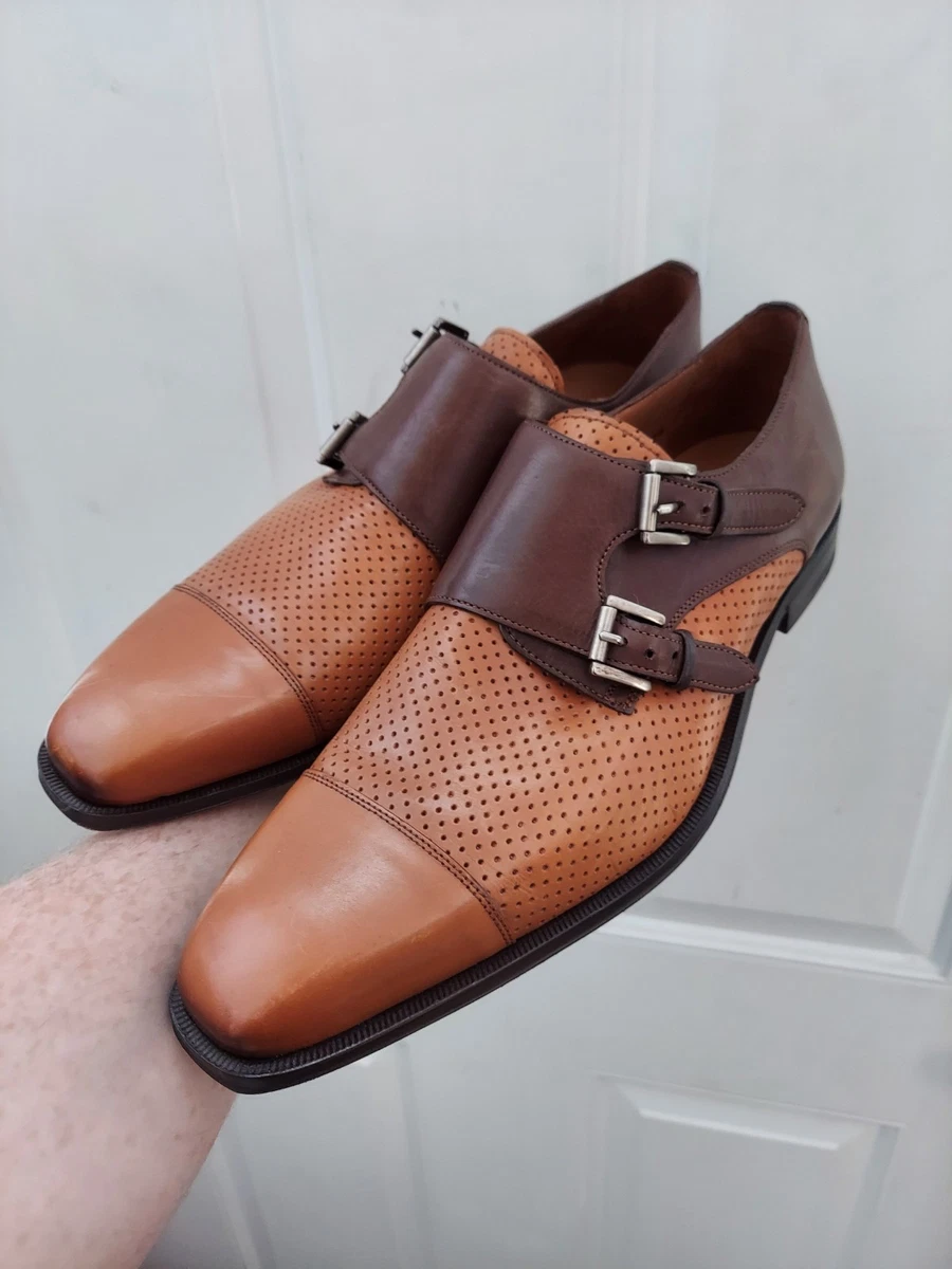 Mezlan Cupido Double Monk Strap two-tone Oxford shoes men’s size 9.5 Amazon.com | Mezlan - Double Monk Strap - Men main image 3