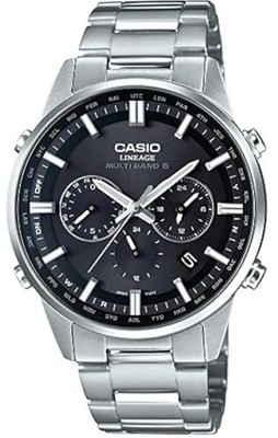 Unused CASIO LINEAGE LIW-M700D-1AJF Black Multiband 6 Solar Men's Watch in Box
