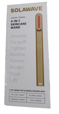 Solawave 4-in-1 Radiant Renewal Skincare Wand NEW Gold