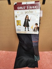 Disguise Harry Potter "Hermione Granger" Halloween Costume Girls Sz S 6/6X NEW