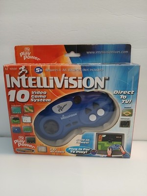 Intellivision 10 Retro Video Game System TV Power Plug in Play Tested 