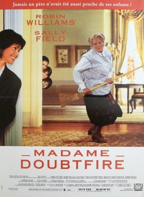 Mrs. DOUBTFIRE - WILLIAMS / FIELD - VERKLEIDUNG / KINDERMÄDCHEN - ORIGINAL FR...