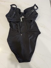 Victoria  s Secret black one-piece swimsuit, size Medium.
