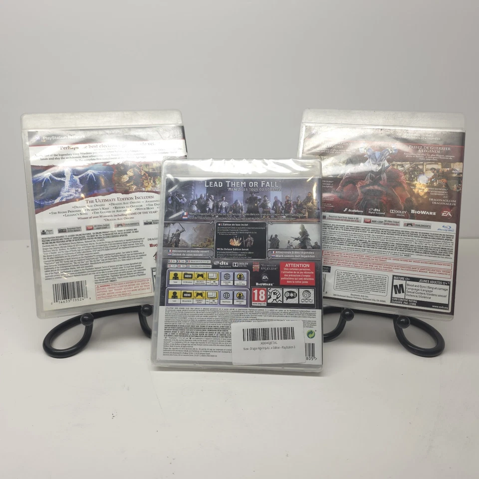 Dragon Age Lot PlayStation PS3 Origins, Dragon Age II 2 Inquisition Special Ed. - Image 2 of 4