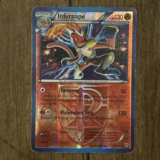 Infernape [Reverse Holo] #17 (Plasma Storm (2013))