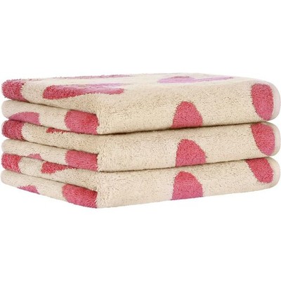 Cawö Waschhandtuch, Gästetuch, Handtuch und Duschtuch Heart beats beere