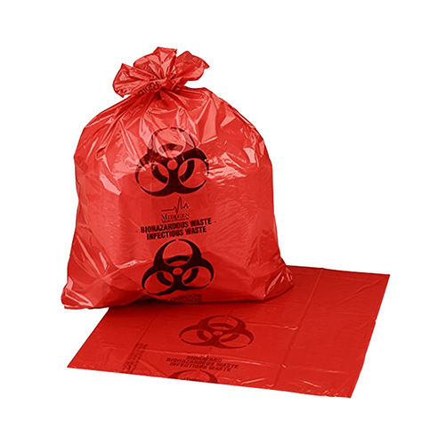 RED BIOHAZARD BAGS: DISPOSABLE AUTOCLAVE BAGS IN 4 SIZES FOR MEDICAL - Afbeelding 2 van 3