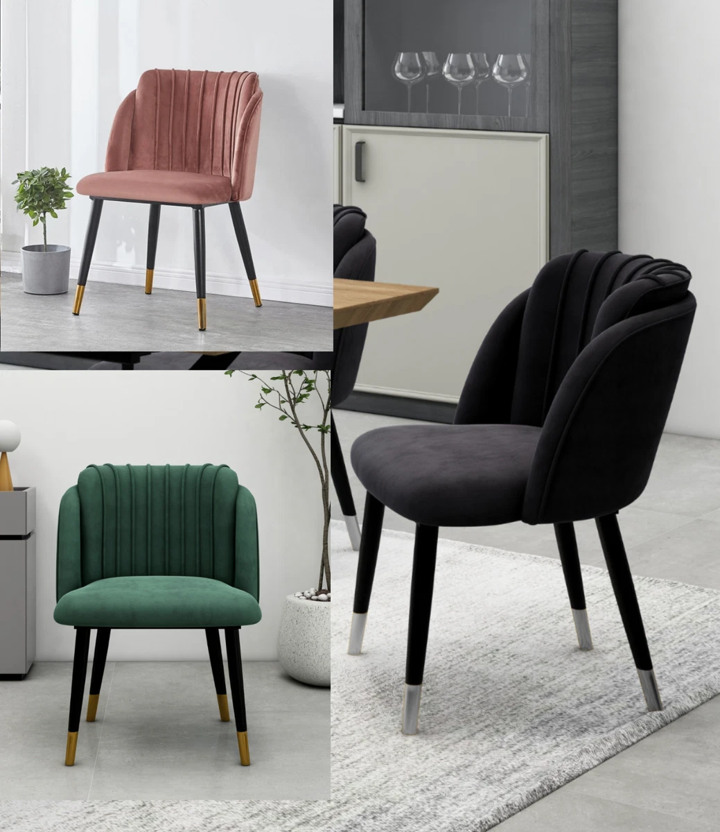 Ebay velvet dining sale chairs