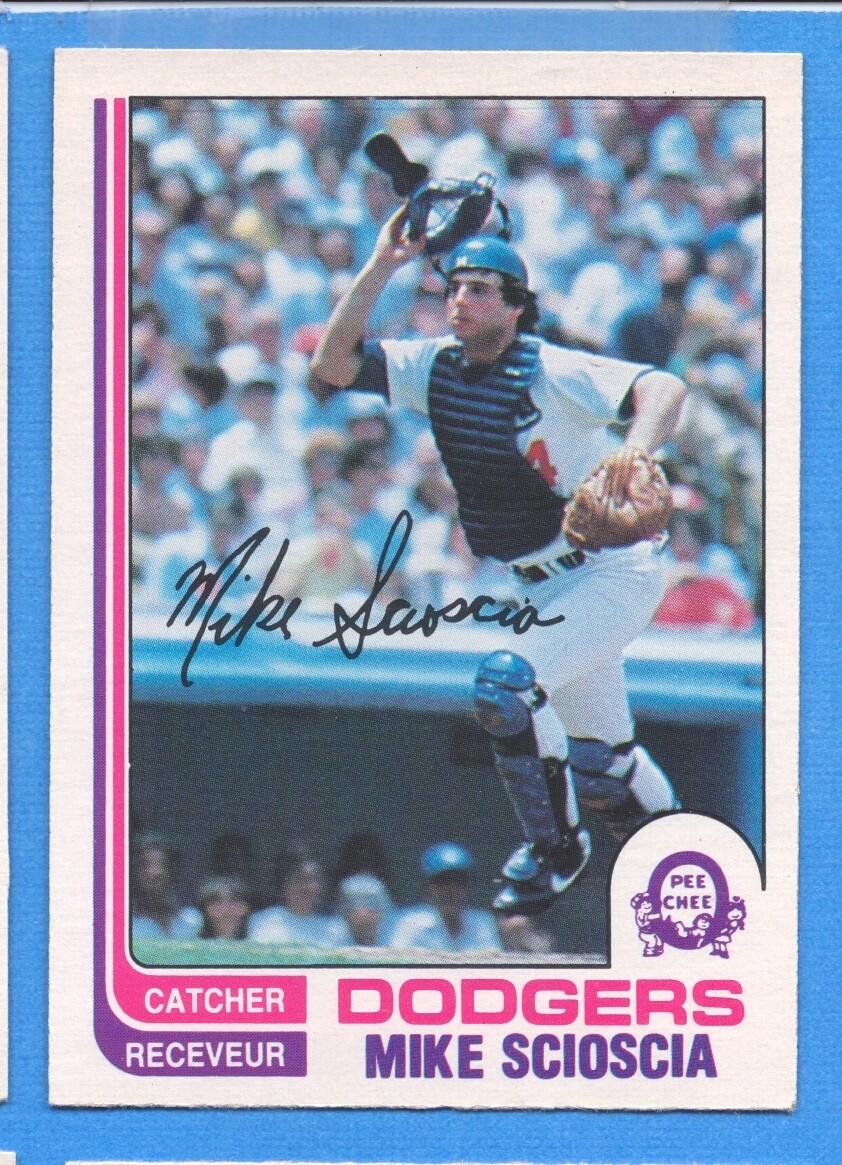 1982 O-Pee-Chee #173 Mike Scioscia Dodgers
