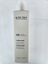 TEC ITALY COLOR DIMENSION LUMINA SILVER SHAMPOO FOR GRAY  WHITE HAIR 33.8 FL OZ