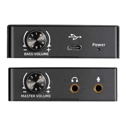 USB Sound Card for Laptop Earphone Microphone Sound Card USB External Sound Card - Photo 3/7