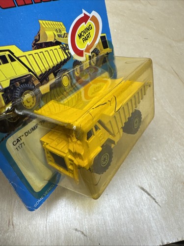 Camión de volteo Hot Wheels Cat 1993 #1171 Workhorses piezas móviles de metal (U10) - Imagen 7 de 17