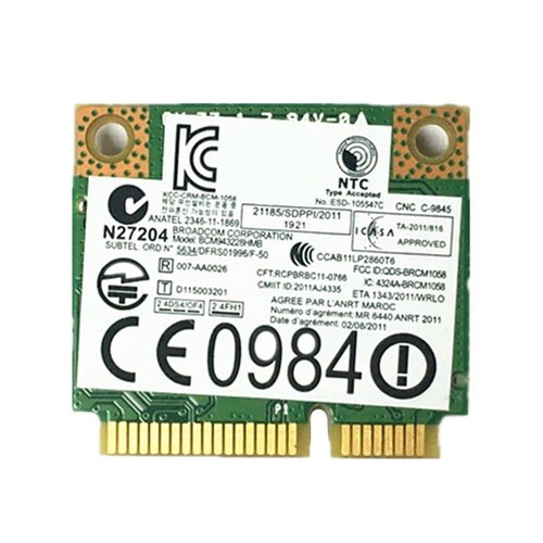Carte WIFI BCM943228HMB Mini PCIe avec BT 4 0 pour différents modèles d'ordina - Photo 7/7