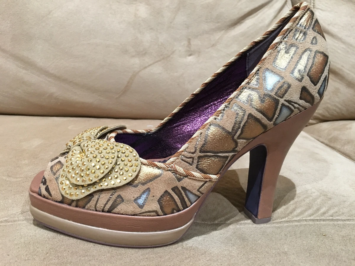 Poetic License Peek A Boo Love Peep Toe Pumps Shoes Women s Size 36.5 US 5 5.5