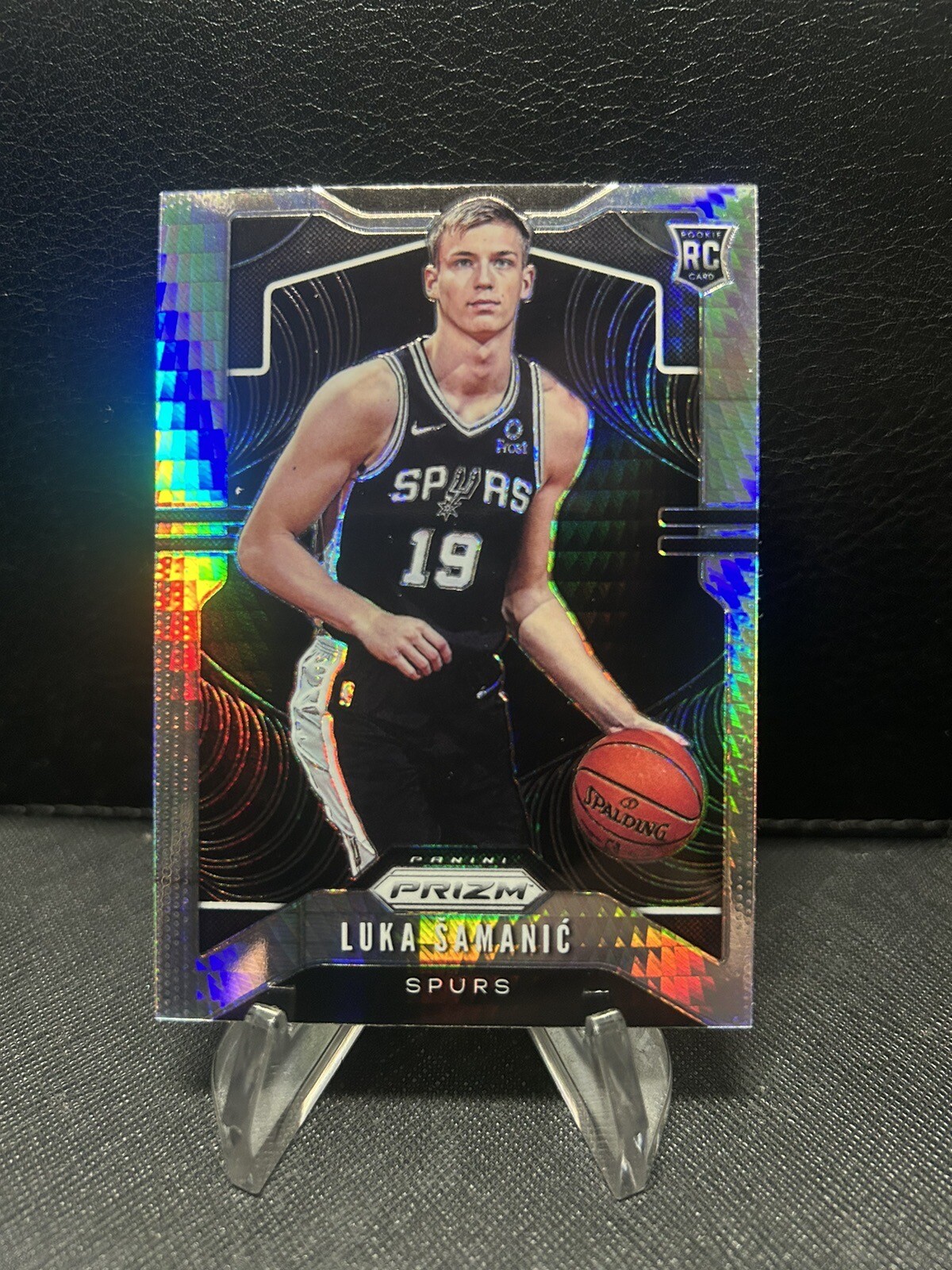 2019-20 Prizm LUKA SAMANIC Hyper Silver Prizm Rookie #265
