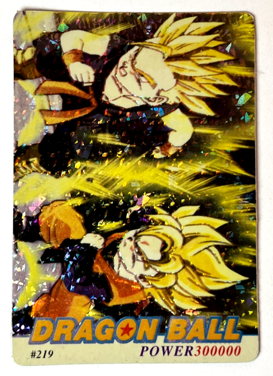 1997 DRAGON BALL Z Card #219 GOTEN & TRUNKS VTG Foil Variant | eBay