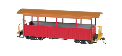 BACHMANN #26002 ON30 Red w/ Tan Roof - Excursion Car NEW IN SEALED BOX