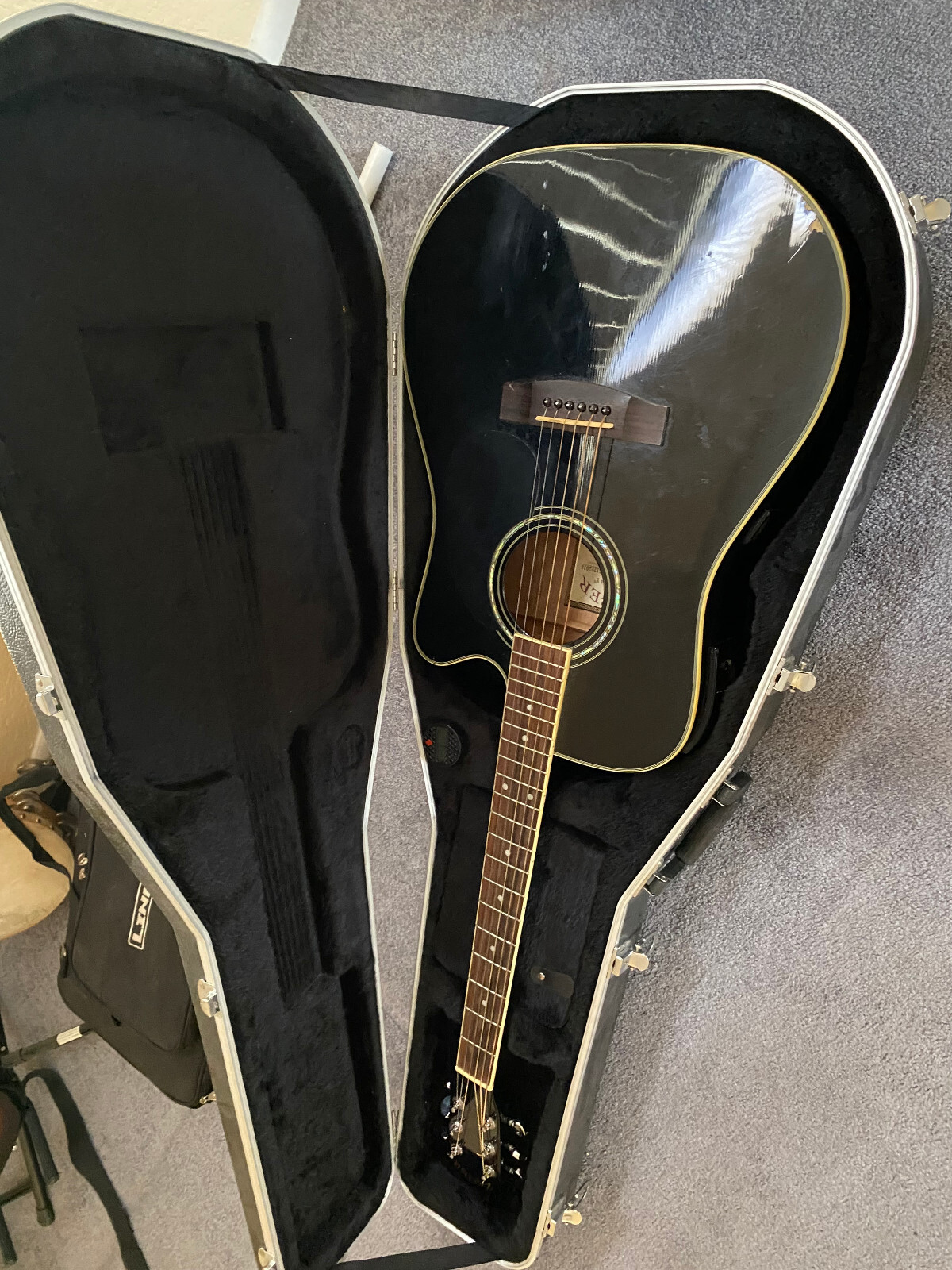Zager EZ Play Black Guitar ZAD 50CE/BK eBay
