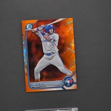 2022 Bowman Chrome Draft Sapphire ALEX DE JESUS Orange Refractor /25 #BDC-147