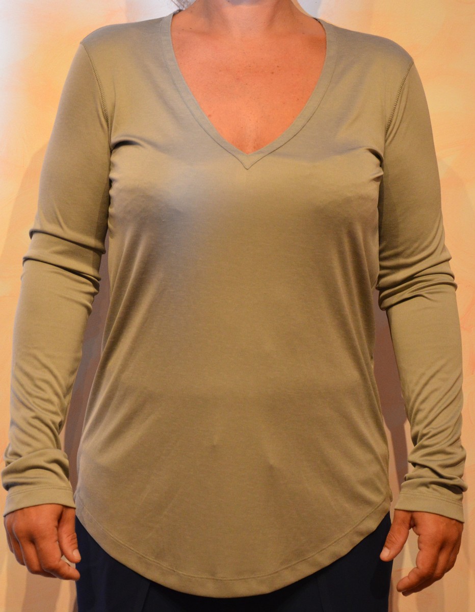 Tee-shirt Manches Longues MARITHÉ FRANCOIS GIRBAUD Taille 40 Beige - Neuf Avec étiquettes