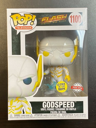 FUNKO POP THE FLASH GODSPEED GLOW IN 