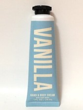 1 BATH BODY WORKS VANILLA HAND BODY CREAM TRAVEL 1 OZ SHEA BUTTER VITAMIN E