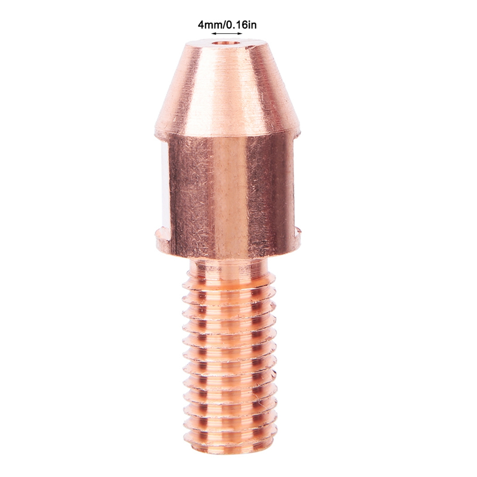 10Pcs 4.0 Welding Contact Tip Submerged Copper Arc Nozzle M12 For
