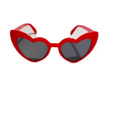 Women Heart Shaped Sunglasses Retro UV Protection Eye Glasses