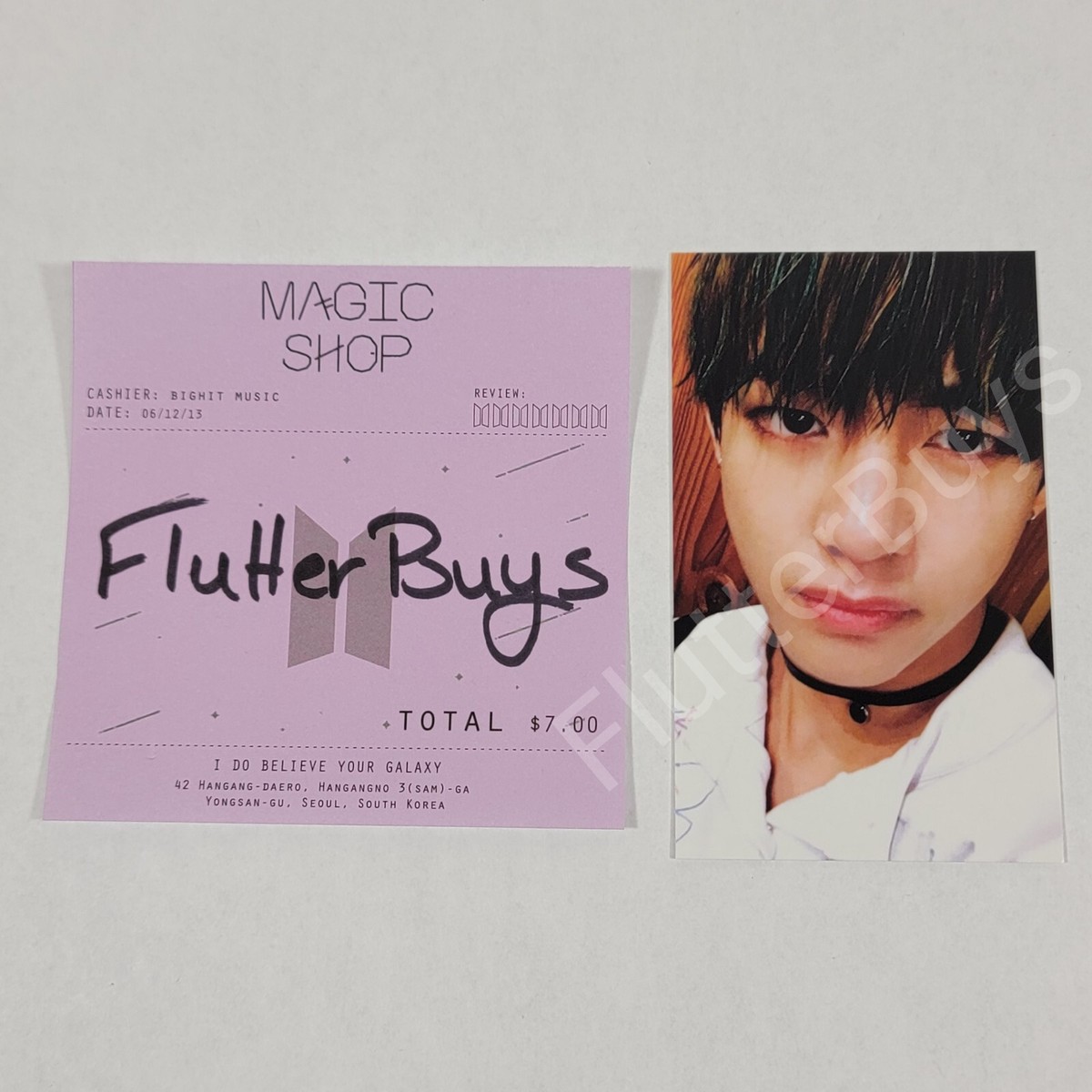 BTS hyyh pt.2 韓国サイン会 直筆サイン V テテ (+ptc) BTS hyyh pt.2 韓国サイン会 直筆サイン V テテ (+ptc) BTS hyyh pt.2