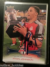 Toronto FC Ryan Johnson Signed Autographed 2012 UD Upper Deck MLS Card