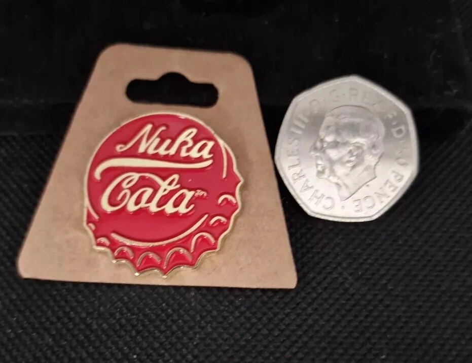 Fallout Pin Badge, Nuka Cola, Gaming, Film, Gift - Image 2 of 4
