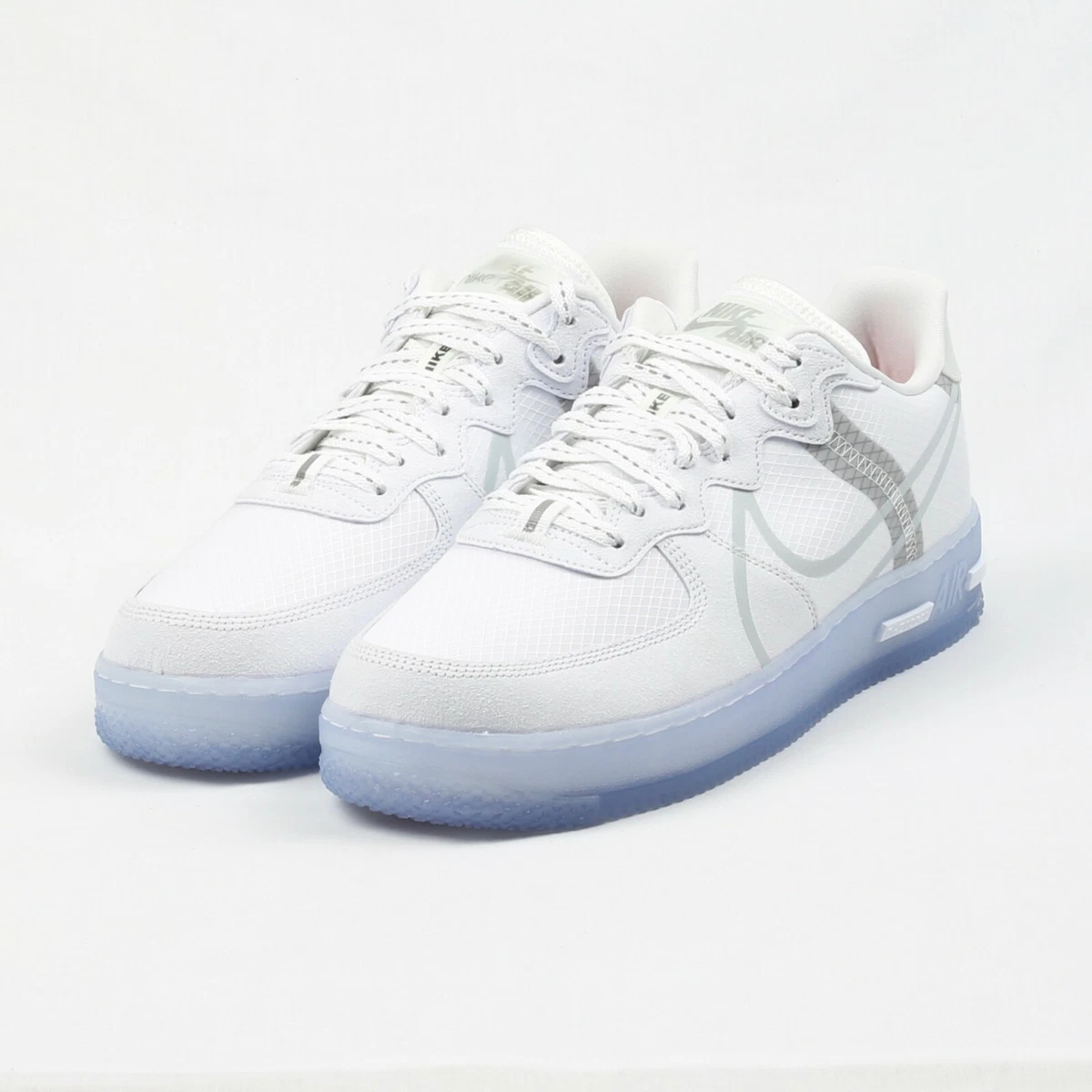 Nike Air Force 1 React QS White Ice Light Bone Men's Size 10.5 CQ8879-100 New