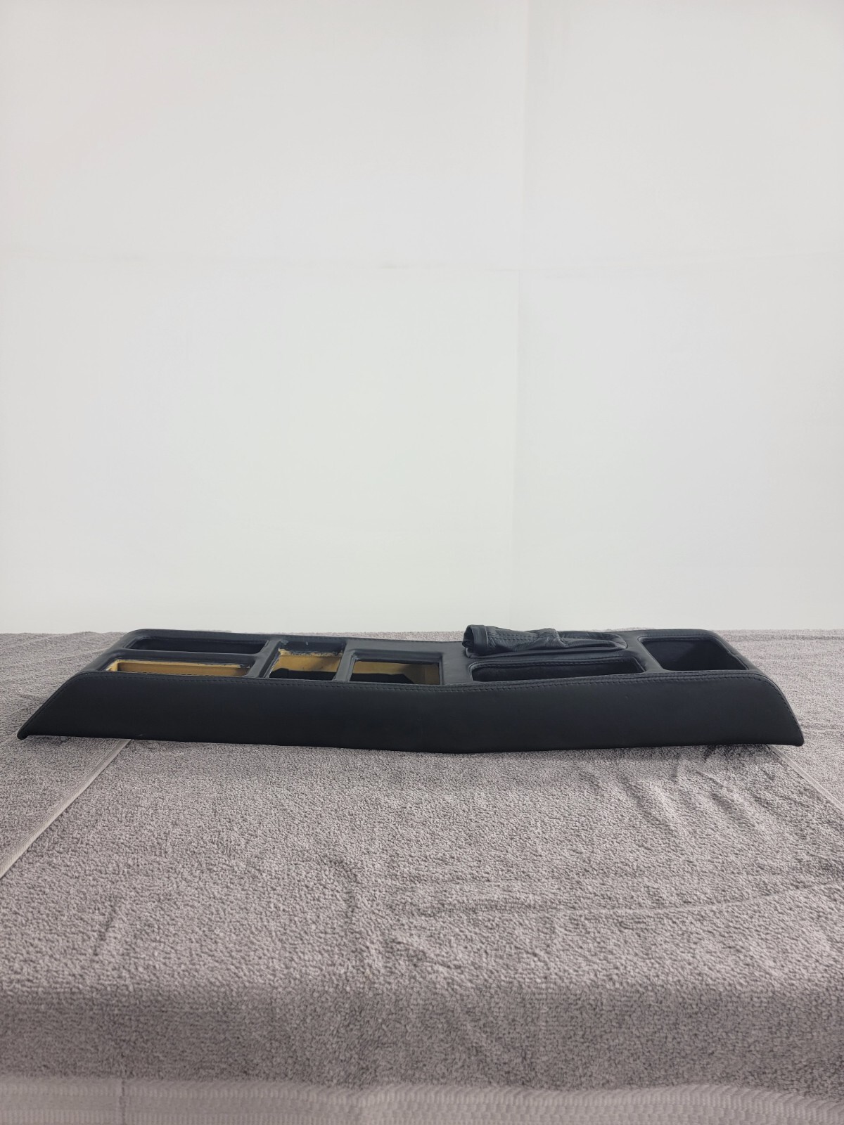 Ferrari F430 Coupe, Upper Leather Center Console, Black, Used, P/N 68423700