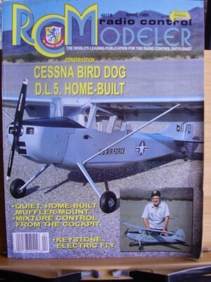 AMERICAN AIRCRAFT MODELER & RC RADIO CONTROL MODELER APRIL  1995 CESSNA BIRD DOG