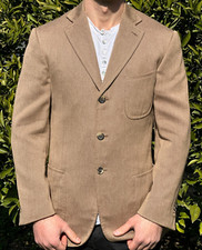Exclusive 3850 Isaia Napoli Bamboo Soft Tailored Blazer Formal Jacket Size 46 7