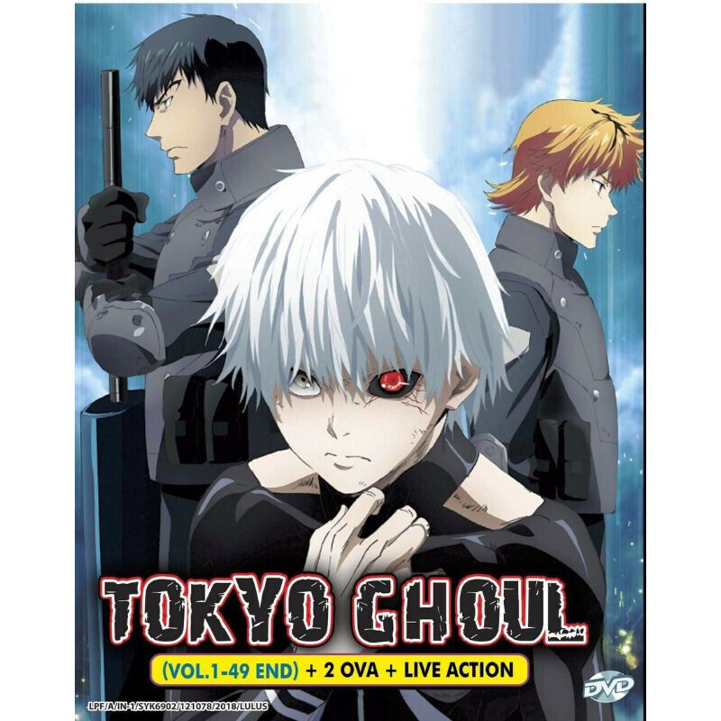 Anime DVD Tokyo Ghoul Season 1-4 Vol.1-49 End + 2OVA + Live Action English  Dub