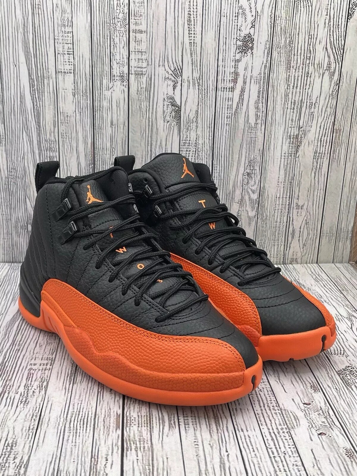 Nike Air Jordan 12 Brilliant Orange&rdquo;Basketball Mens Shoes