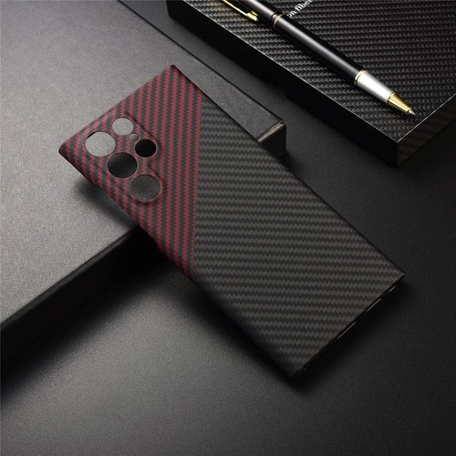 100% Aramid Carbon Faser Hülle Slim Case für Samsung Galaxy S23 Ultra/S23+/S23 - Picture 70 of 130
