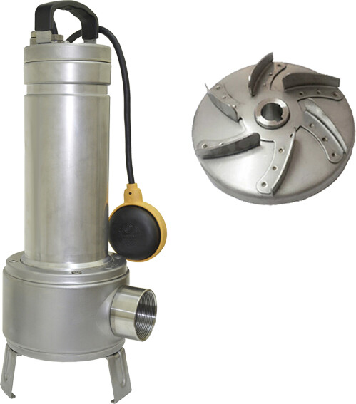 SACI BOMBA SUMERGIBLE AGUAS FECALES VORT 15M AUT 1,5HP