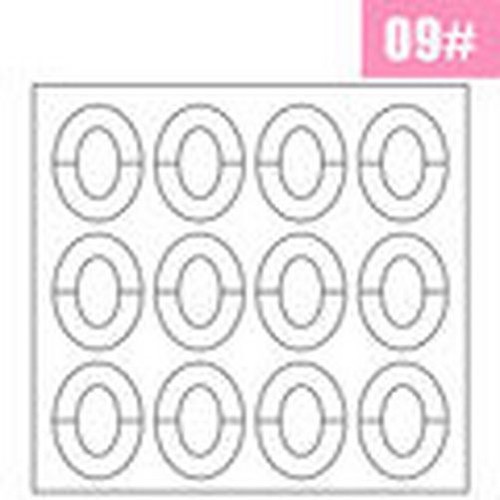 Manicure Nail Guide Line Sticker - French Tip Geometric Nail Decor Sticker 2spcs - Picture 8 of 31