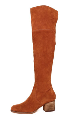 Corso Como Women's Caramel Suede Over Knee Boot Size 8