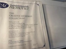 Lot of 5 Creative Memories Border Ruled 12x12 Scrapbook Pages RCM-12R