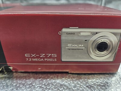 CASIO EXILIM EX-Z75 (良品） BLUE CASIO EXILIM EX-Z75 DIGITAL CAMERA WITH BATTERY