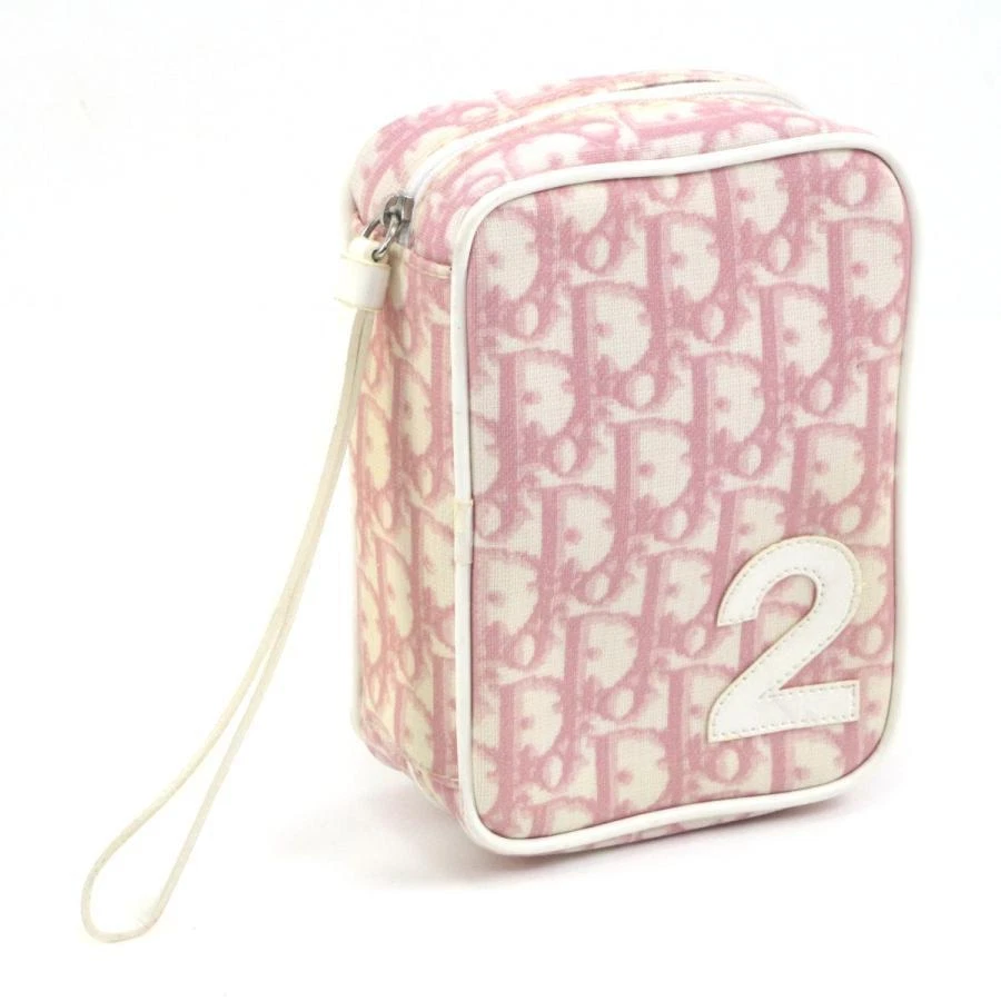 Pochette trotteur Christian Dior rose femme